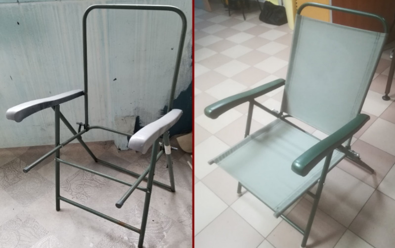 Реставрация складного стула